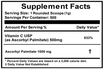 L-askorbylpalmitat: matantioxidant